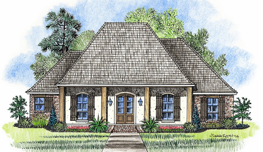 The Willow Madden Home Design, Acadian House Plans