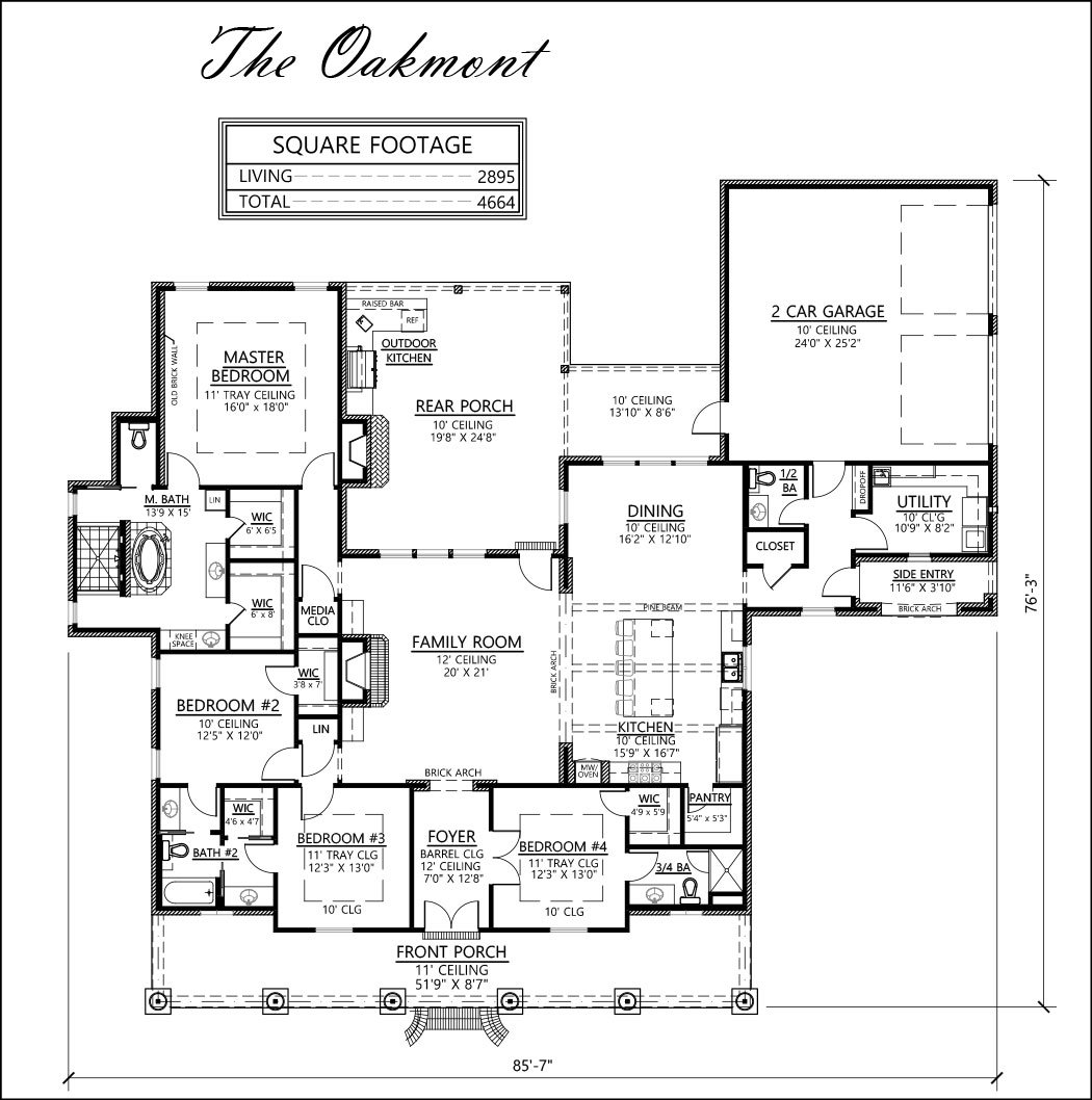 The Oakmont is just one of many Louisiana style homes we have. Take a look and find the perfect one for you.