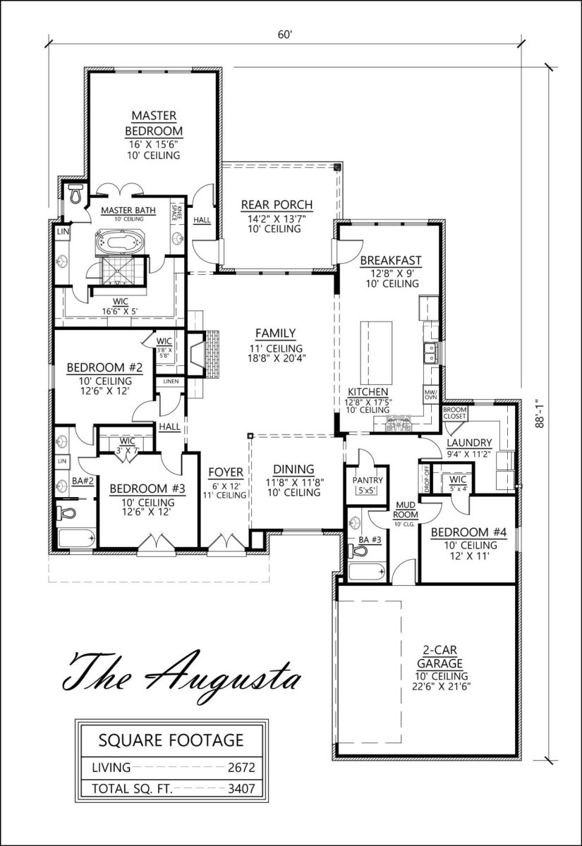 The Augusta is the perfect home for many families.
