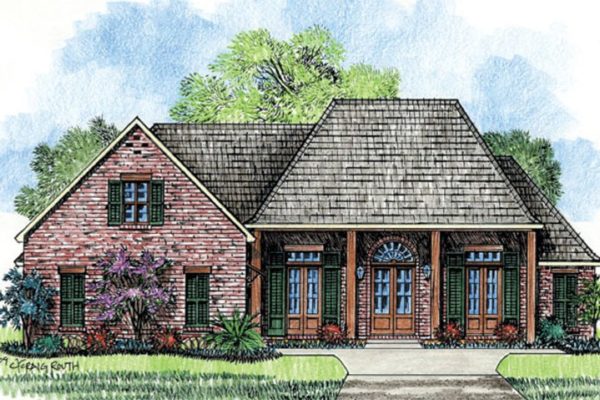 The Creole is just one of our many Acadian style floorplans. Take a look at more with Madden Home Design.