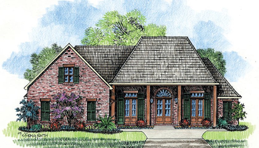 The Creole Madden Home Design, Creole Design House Plans