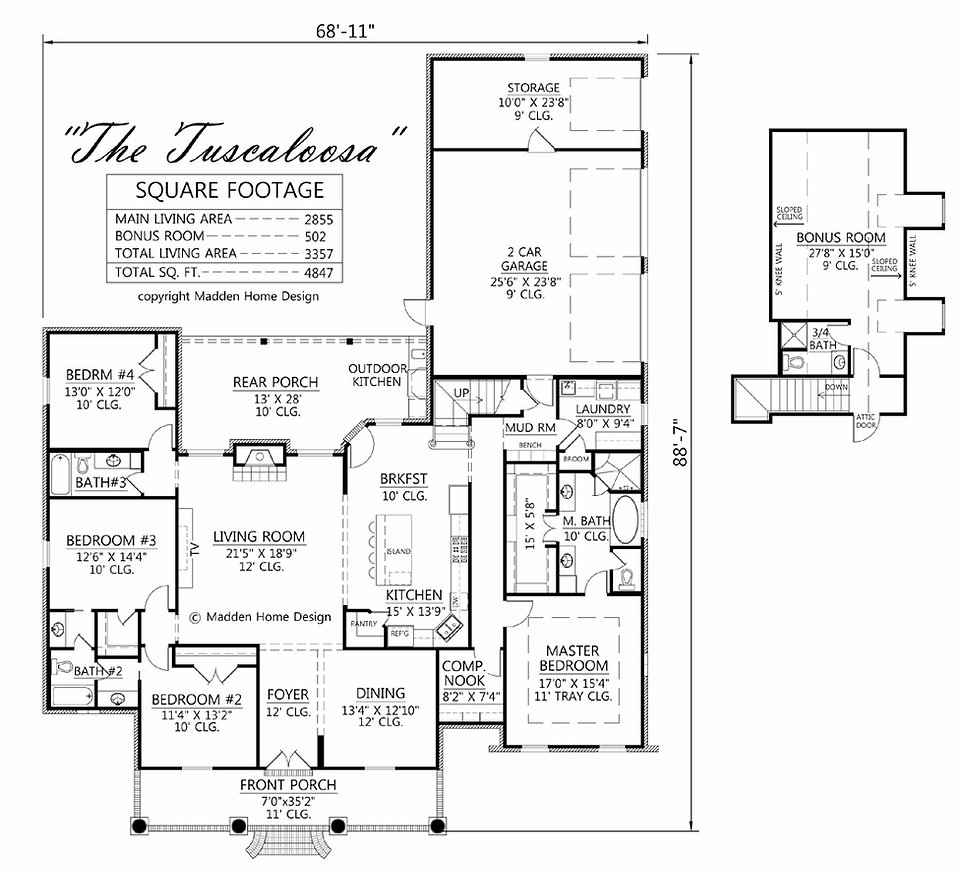 Don't settle for less. Choose a comfortably sized home when you choose The Tuscaloosa.