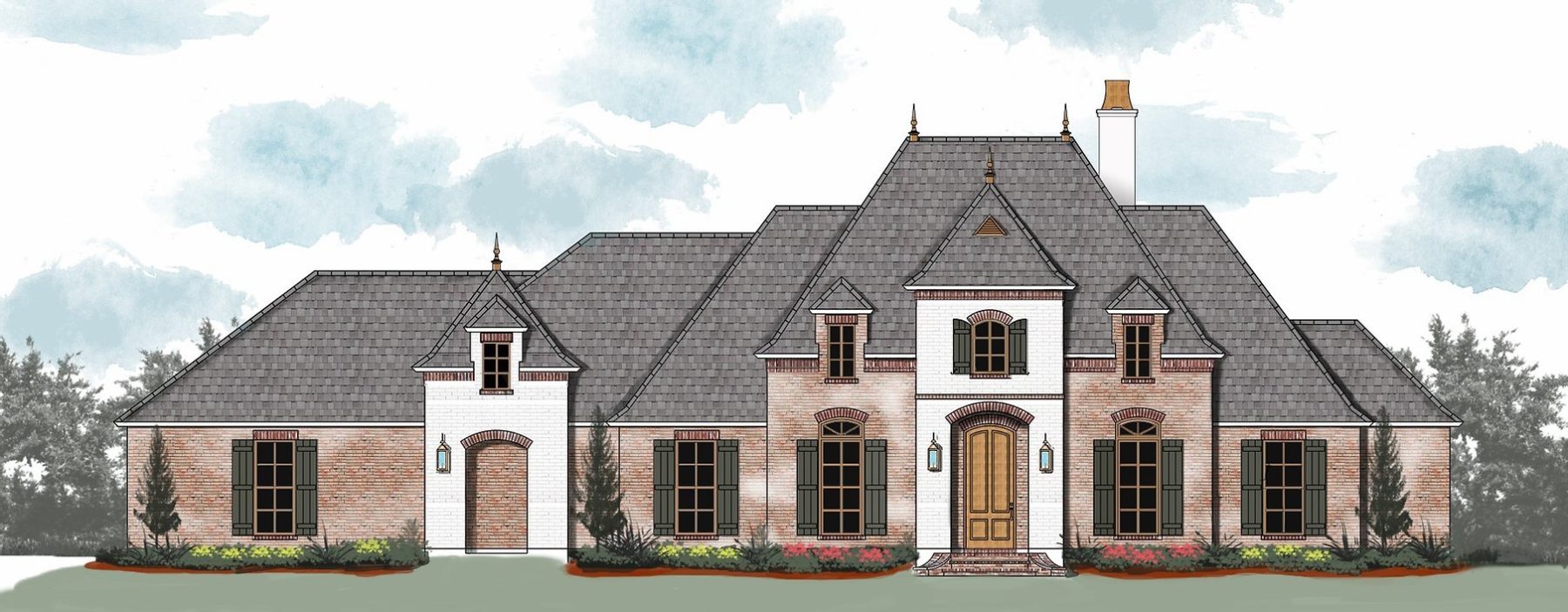 Choose from a large array of French Country homes with Madden Home Design.