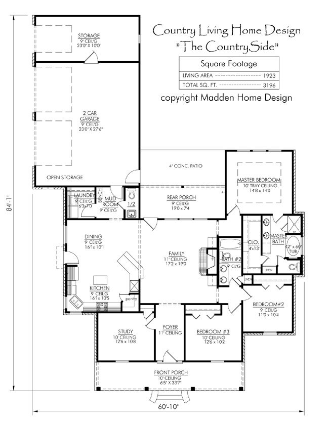 Enjoy your spacious new home when you choose The Countryside design from Madden.