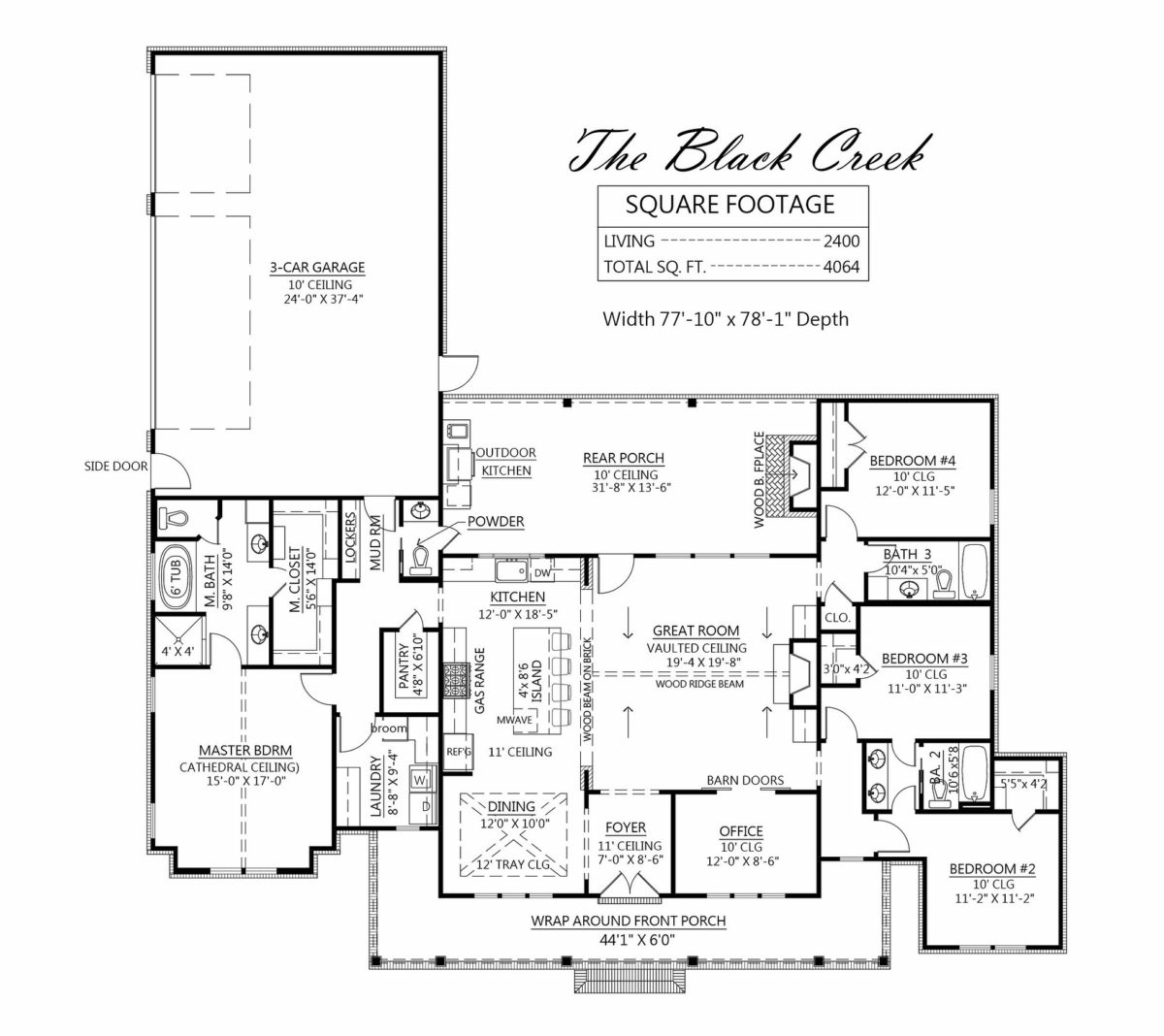 Fulfill your family's needs with The Black Creek homedesign.