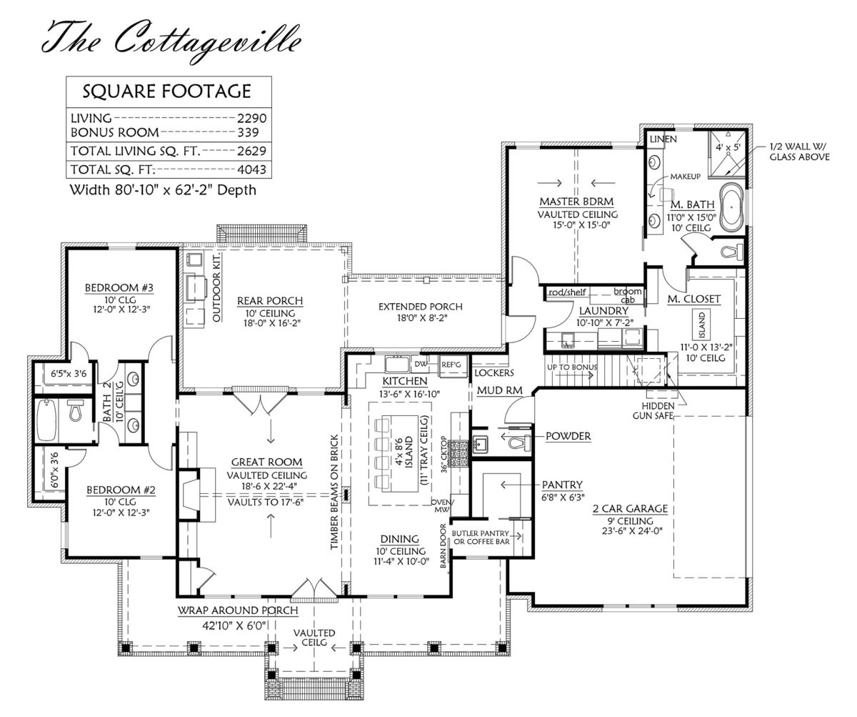 The Cottageville might just be the design for your family.