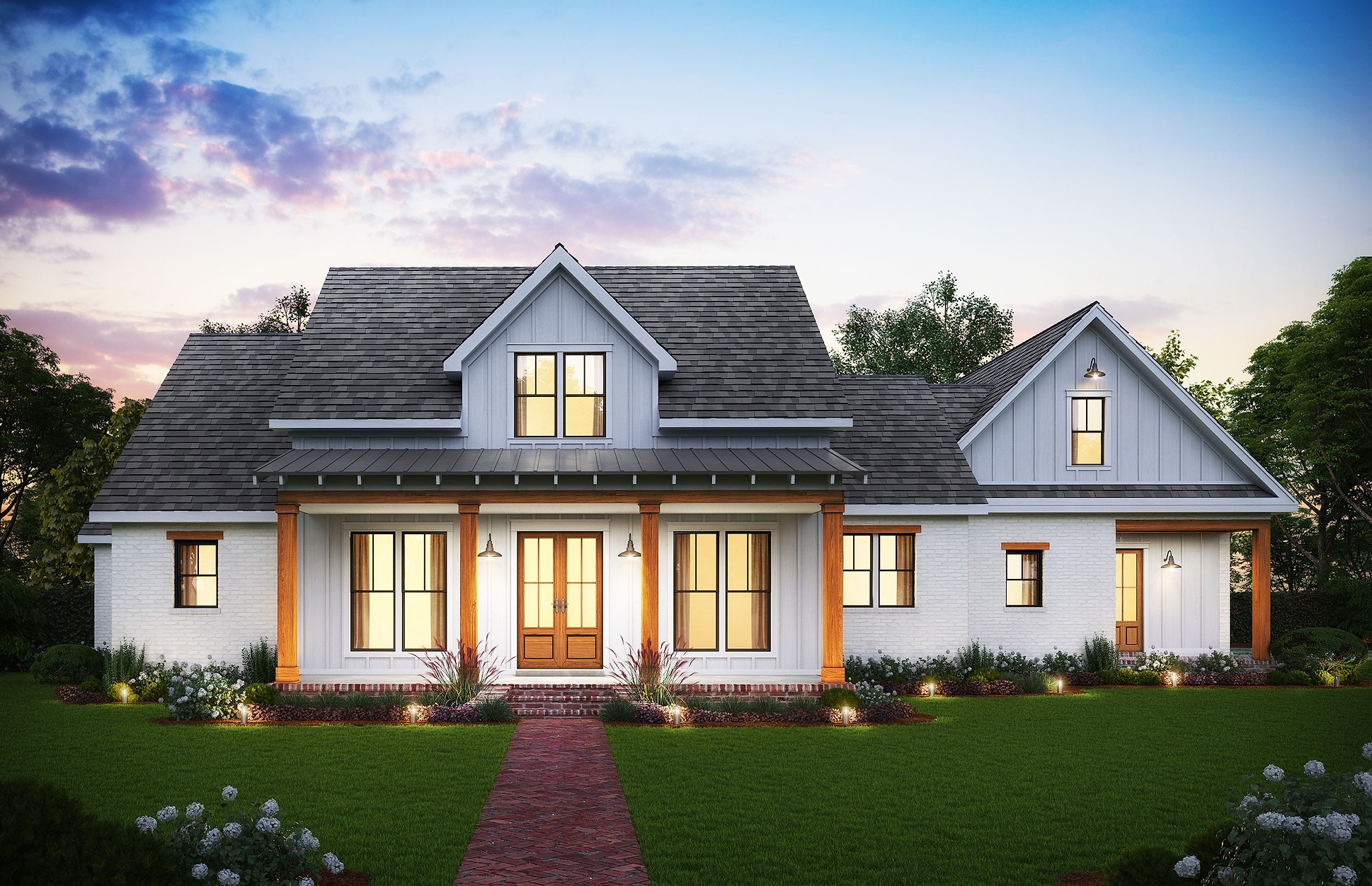 The Foxrun | Madden Home Design | Farmhouse Floorplans