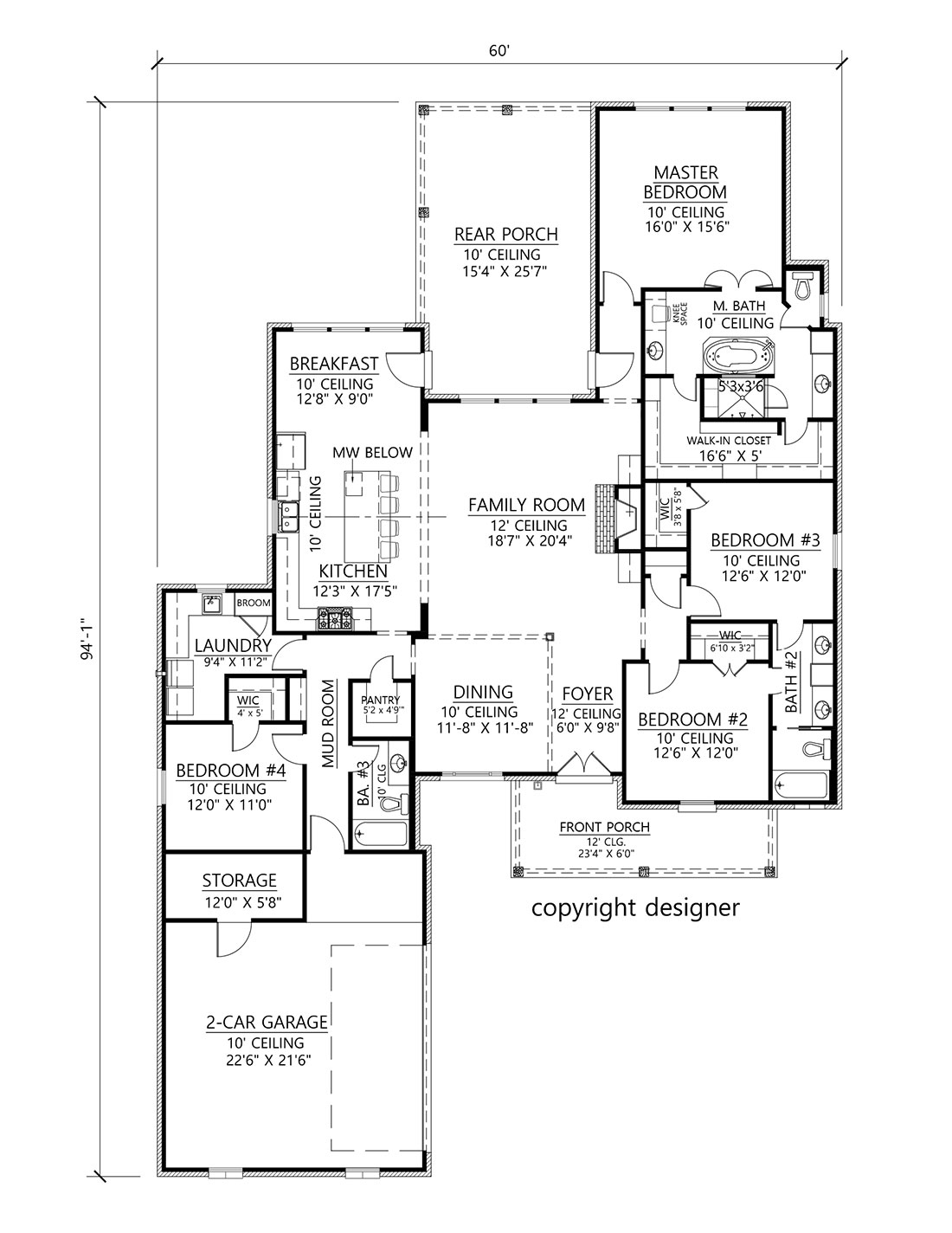 The Oak Grove - House Plans - Madden Home Design